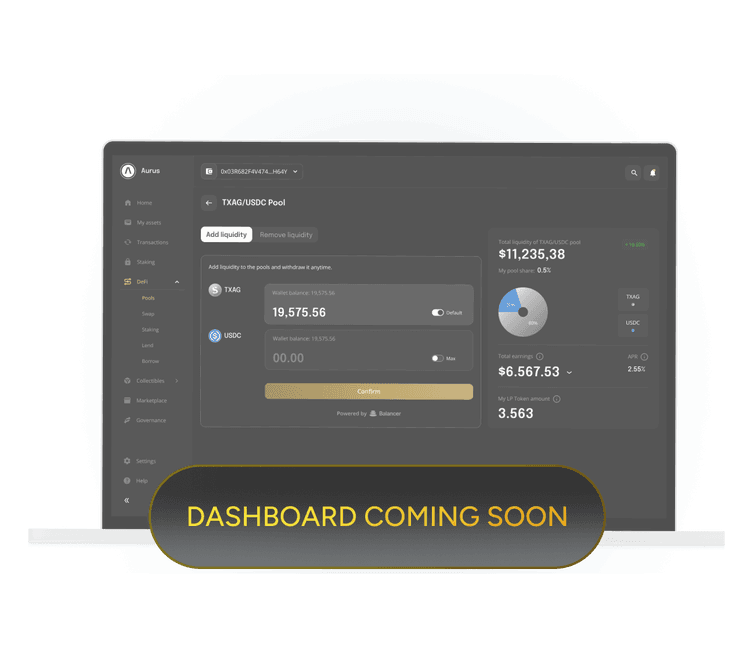 Dashboard Coming soon